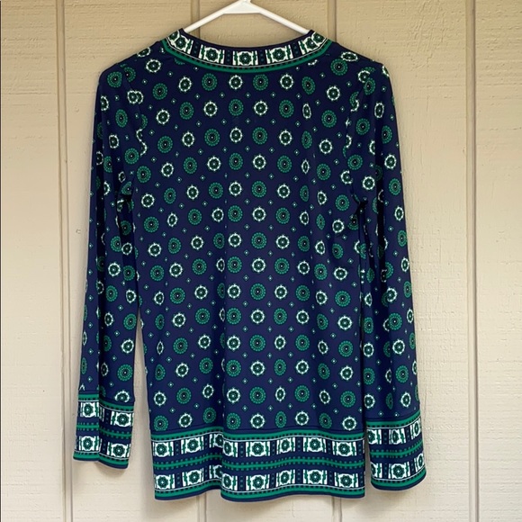 Stretchy Michael Kors V-neck Tunic Shirt - Picture 2 of 10